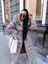 Long coat "CLIMATE ZONE" FC7529 - cappuccino